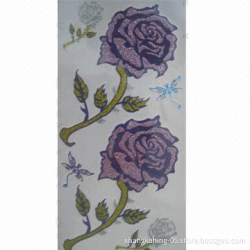 Non-toxic Tattoo Sticker, Complies with EN71 Mark, Available in Various Designs